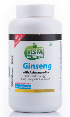 

Vista Nutrition Ginseng with ashwagandha(240 No)