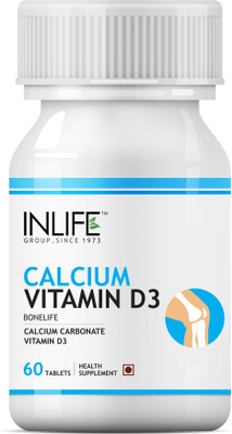 

Inlife Calcium Vitamin D3 for Healthy Bone & Joint Health(60 No)
