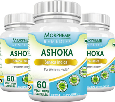 

Morpheme Remedies Ashoka Caps for 500mg Extract (Pack Of 3)(180 No)