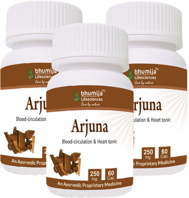 

Bhumija Lifesciences Arjuna Capsules 60's - (Pack of Three)(3 No)
