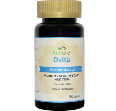 

Nutralife Dvita Vitamin D3 400IU for Healthy Muscle Function, Bone Health and Immune Support, Gluten Free - IMPORTED FROM CANADA(90 No)