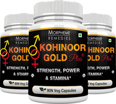 

Morpheme Remedies Kohinoor Gold Plus 500mg Extract (Pack Of 3)(270 No)