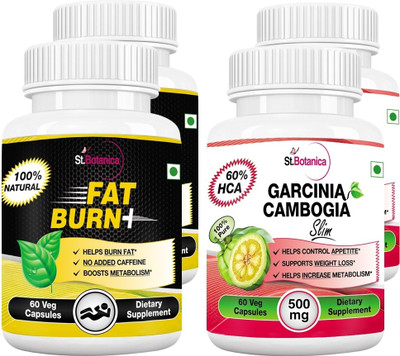 

St. Botanica Garcinia Cambogia Slim + Fat Burn+ (Pack of 4)(240 No)