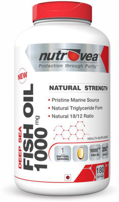

Nutrovea Deep Sea Fish Oil - Natural Strength(180 No)