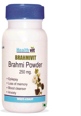 

HealthVit BRAMHIVIT Bramhi powder 250 mg 60 Capsules(60 No)