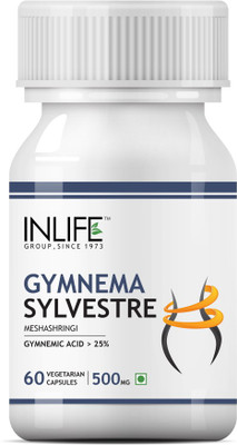 

Inlife Gymnema Sylvestre Supplement 500 mg - Vegetarian Capsules(60 No)