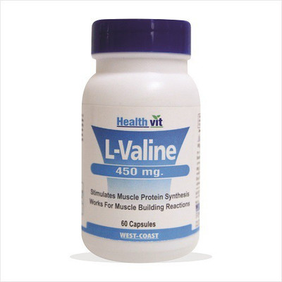 

HealthVit L-Valine 450 mg 60 capsules(450 mg)