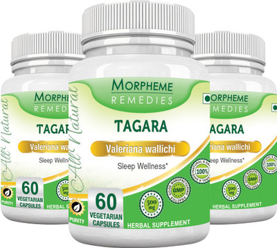 Morpheme Remedies Valerian 500mg Extract (Pack Of 3)(180 No)