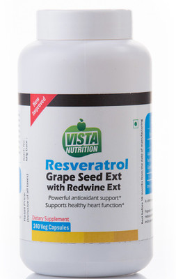 

Vista Nutrition Resveratrol Grapeseed Redwine Ext(240 No)