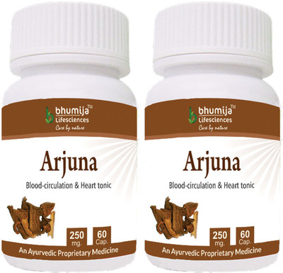

Bhumija Lifesciences Arjuna Capsules 60's - (Pack of Two)(2 No)
