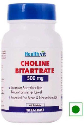 

HealthVit Choline Bitartrate 500 Mg 60 Tablets(60 No)