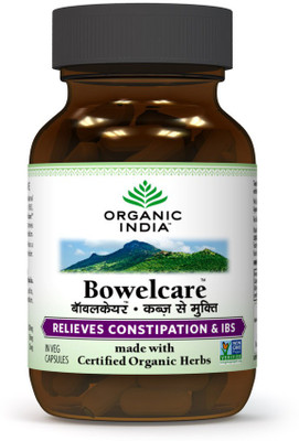 

Organic India Bowelcare - 60 Capsules(200 g)