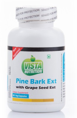 

Vista Nutrition Pine Bark Extract with Grape Seed Extract(60 No)