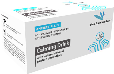 

Four Fountains Labs Calming Drink - for reducing Anxiety and Stress and promoting Mental Calmness and Relaxation (1 Month Supply)(111.9 g)