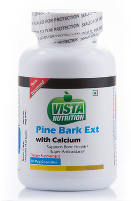 Vista Nutrition Pine Bark Extract With Calcium(60 No)