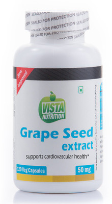 

Vista Nutrition Grape seed extract 50mg(120 No)