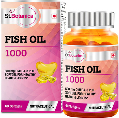 

St.Botanica Fish Oil 1000 mg (Double Strength) 600mg Omega 3(60 No)
