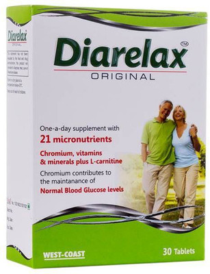 

West Coast Diarelax Orginial Diabetes Nutrition(30 No)