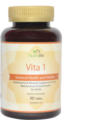 

Nutralife Vita1 Adults Multivitamin and Minerals (under 50)- IMPORTED FROM CANADA(90 No)