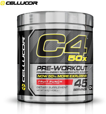 

Cellucor C4 50X Fruit Punch - 45 Serv GEN4(0.5 kg)