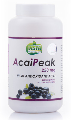 

Vista Nutrition AcaiPeak - 250mg(240 No)