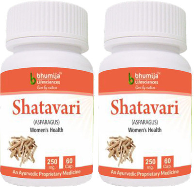 

Bhumija Lifesciences Shatavari Capsules 60's - (Pack of Two)(2 No)