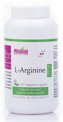 

Zenith Nutrition L-Arginine - 1000mg(240 No)