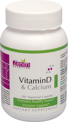 

Zenith Nutrition Vitamin D & Calcium(180 No)
