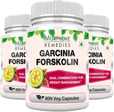 

Morpheme Remedies Garcinia Forskolin Extract 500mg Extract (Pack of 3)(180 No)