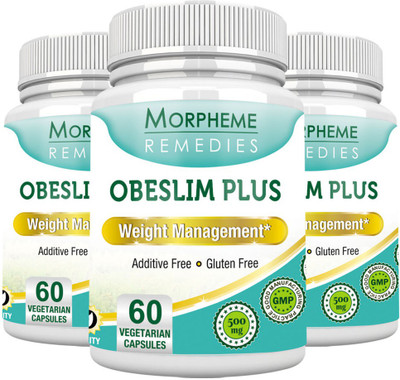 

Morpheme Remedies Obeslim Plus 500 mg (Pack of 3)(180 No)