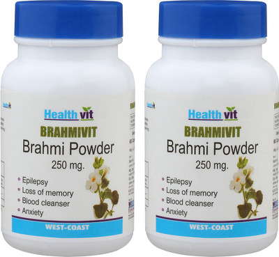 

HealthVit Brahmivit Brahmi Powder 250 mg (Pack of 2)(60 No)