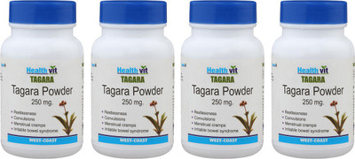 

HealthVit Tagara Powder 250 mg (Pack of 4)(60 No)