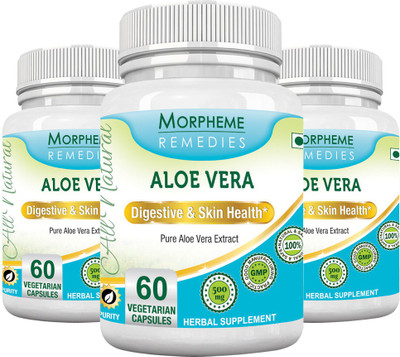 

Morpheme Remedies Aloe Vera 500 mg (Pack of 3)(180 No)