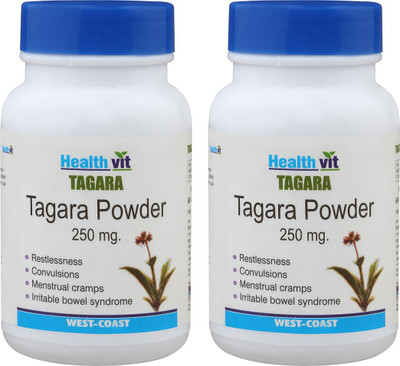 

HealthVit Tagara Powder 250 mg 60 Capsules (Pack of 2)(60 No)