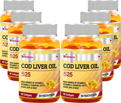 

St.Botanica COD Liver Oil 525 (Pack Of 6)(540 No)