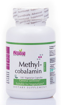 

Zenith Nutrition Methyl Cobalamin-1000mcg(100 No)