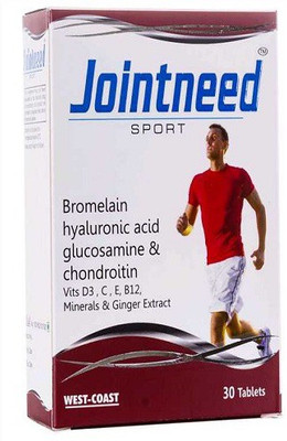 

West Coast JointNeed Sport Glucosamine & Chondroitin 30 Tablets(30 No)