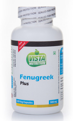 

Vista Nutrition FENUGREEK PLUS - 500MG(120 No)