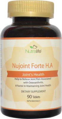 

Nutralife NuJoint Forte H.A. for Joint Pain (Glucosamine/Chondroitin/MSM/Hyaluronic Acid)- IMPORTED FROM CANADA(90 No)