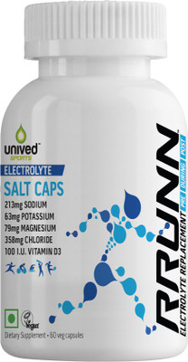 

Unived RRUNN Electrolyte Salt Caps, 60 Veg Capsules(62 g)