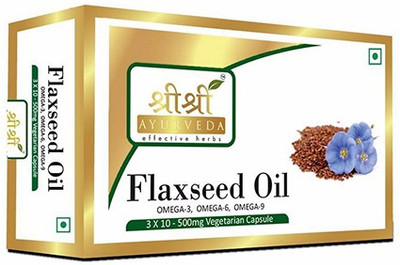 

Sri Sri Ayurveda Flaxseed Oil Capsules(30 No)