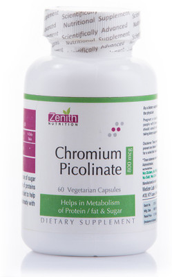 Zenith Nutrition Chromium Picolinate - 800mcg(60 No)