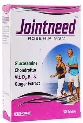 

West Coast Jointneed Rosehip,MSM Glucosamine Condroitin 30 Tablets(30 No)