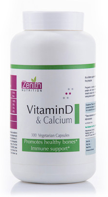 

Zenith Nutrition Vitamin D and Calcium 300 Nos(300 No)