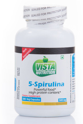 

Vista Nutrition 5-Spirulina - 500mg(100 No)