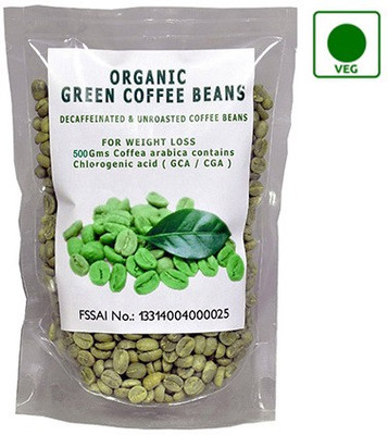 

Perennial Lifesciences Organic Decaffeinated Green Coffee Bean 500 Gm For Weight Loss Weight Management And Appetite Suppressesant(500 g)
