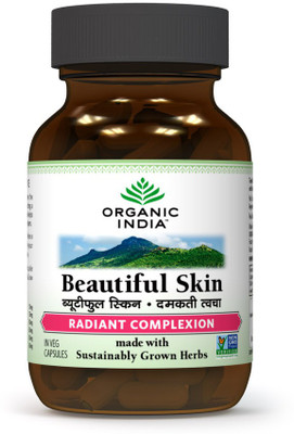 

Organic India Beautiful Skin - 60 Capsules(200 g)