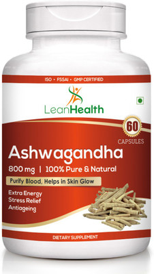 

LeanHealth Ashwagandha - 60 Capsules (Pack of 1)(60 No)