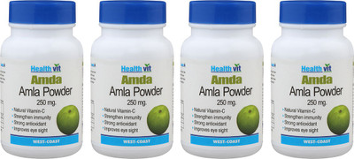 

HealthVit Amda Amla Powder 250 mg (Pack of 4)(60 No)