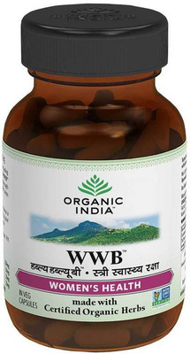 

Organic India WWB 60 Capsules Bottle(200 g)